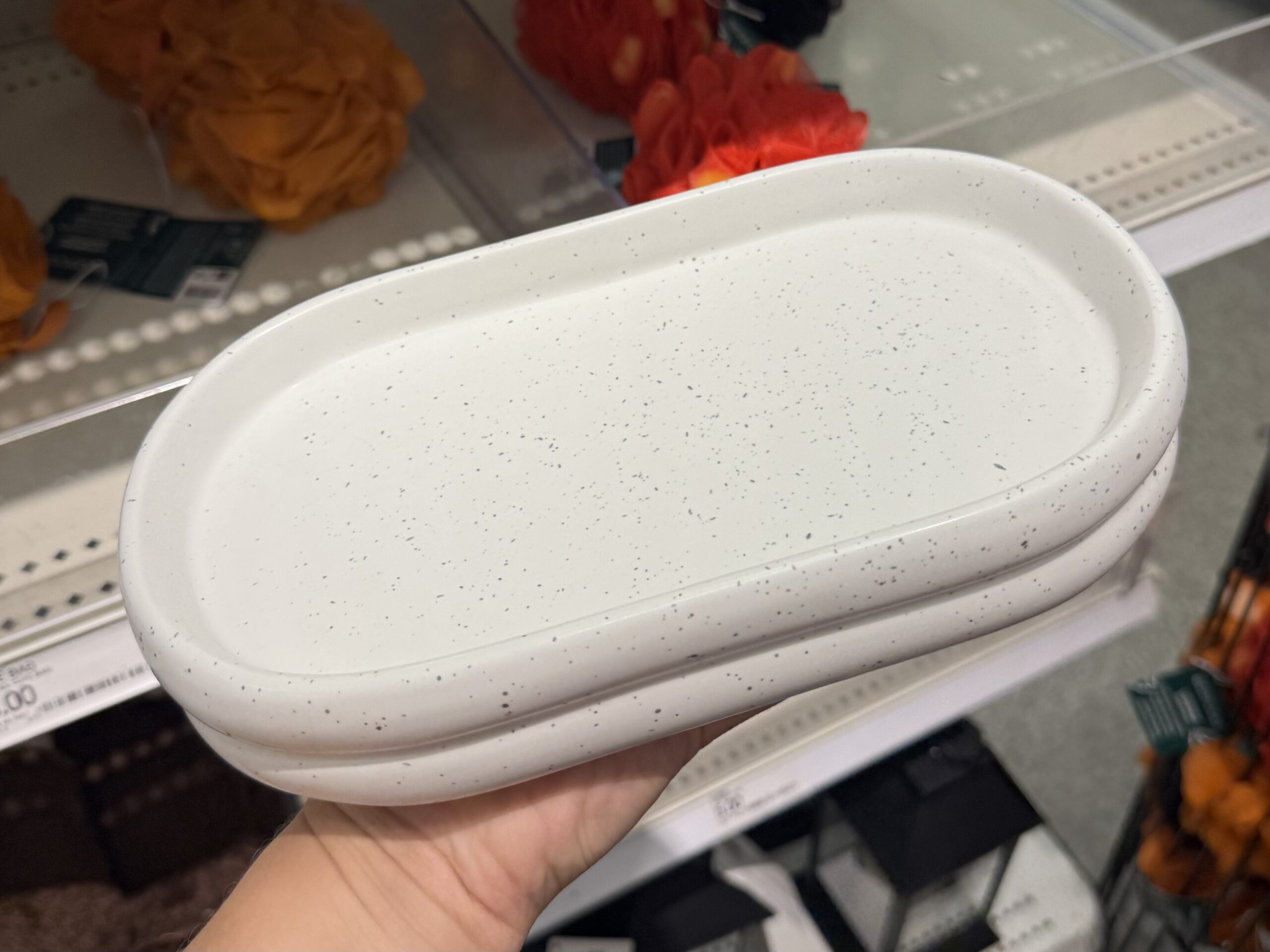 Threshold Speckled Vanity Tray - in store
