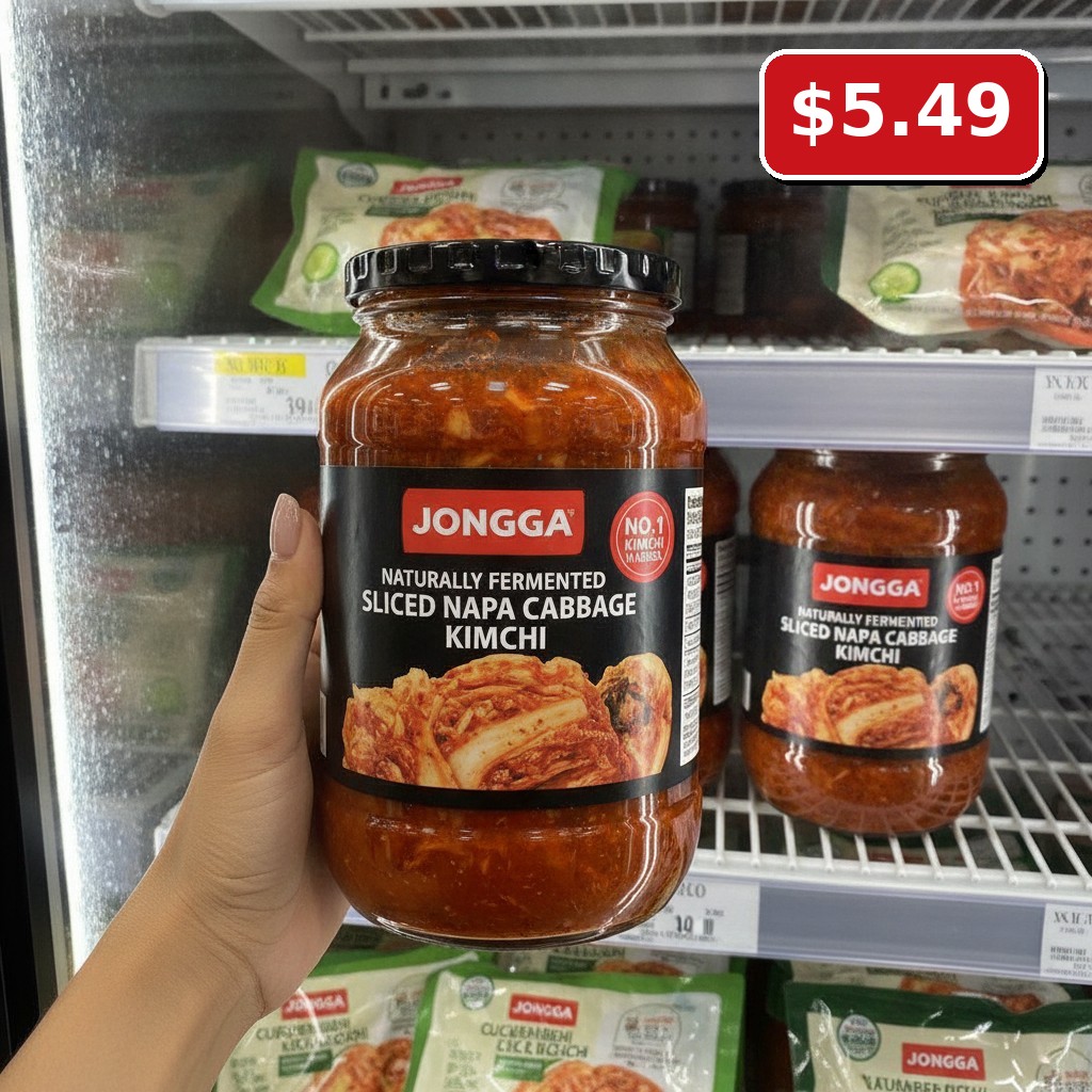 JONGGA NATURALLY FERMENTED SLICED NAPA CABBAGE KIMCHI