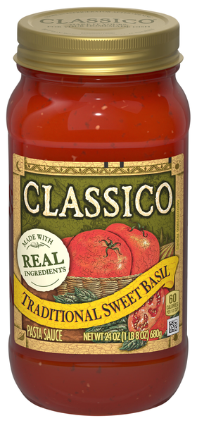 Classico Traditional Sweet Basil Pasta Sauce