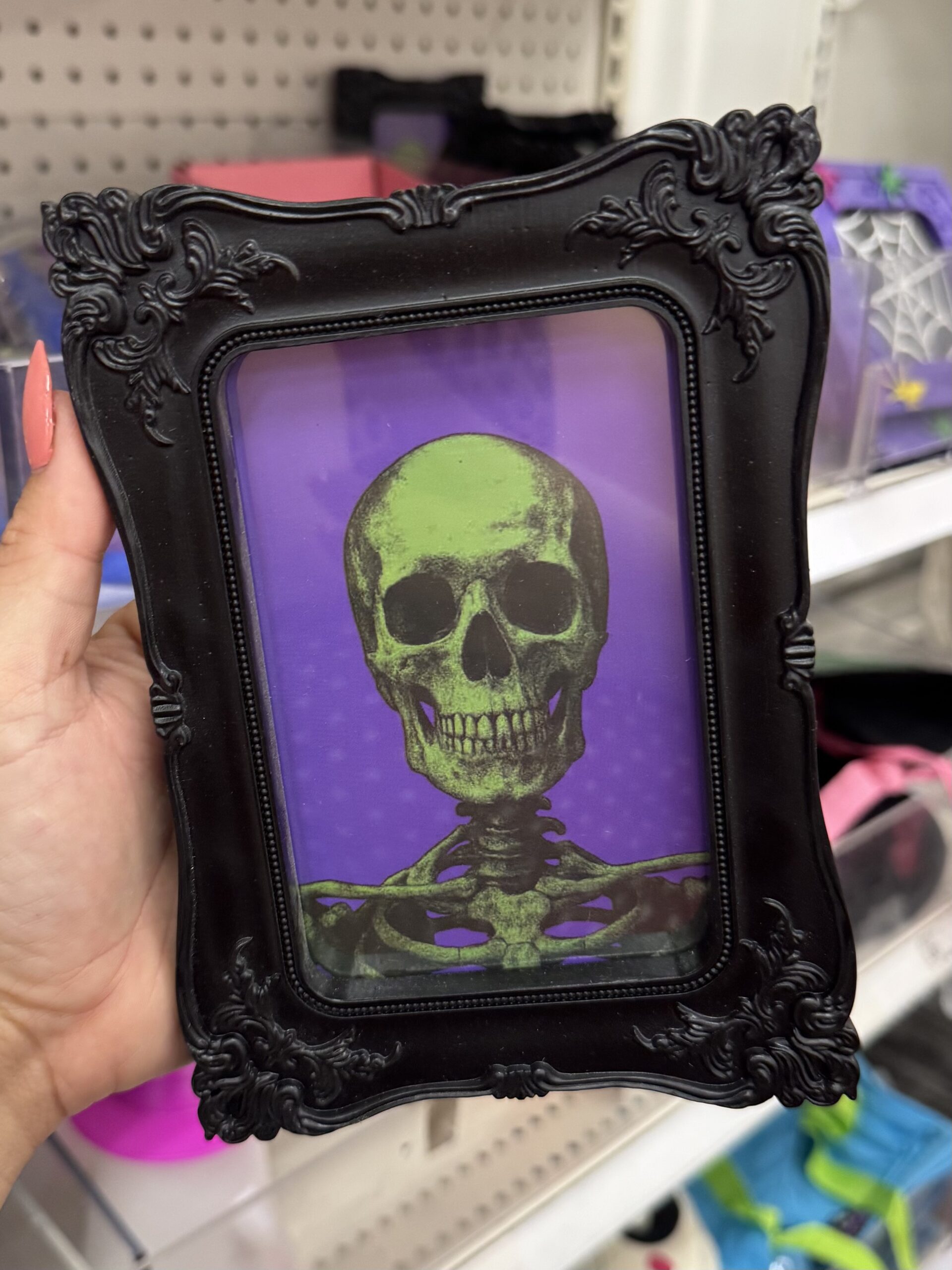 26" Classic Halloween Skeleton Wall Art - in store