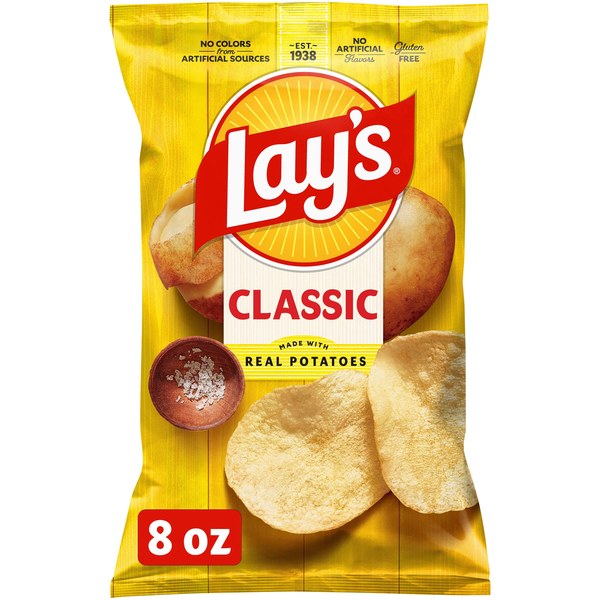 Lay’s Classic Potato Chips (8 oz) - $2.97 → $2.50