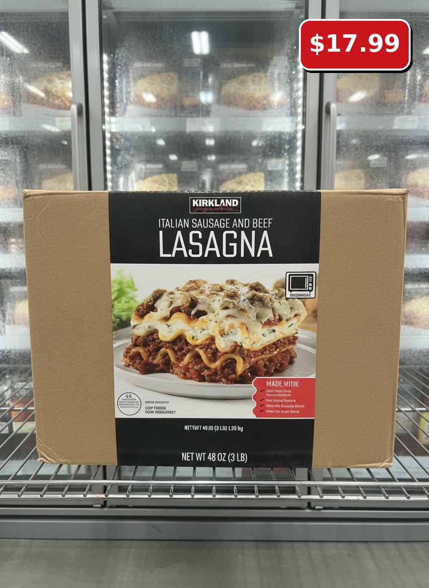 KIRKLAND Signature ITALIAN SAUSAGE AND BEEF LASAGNA