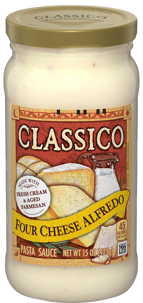 Classico Four Cheese Alfredo Pasta Sauce