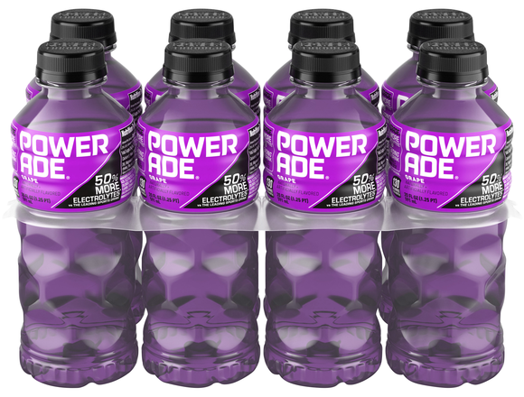 POWERADE Sports Drink Grape - 8 pk
