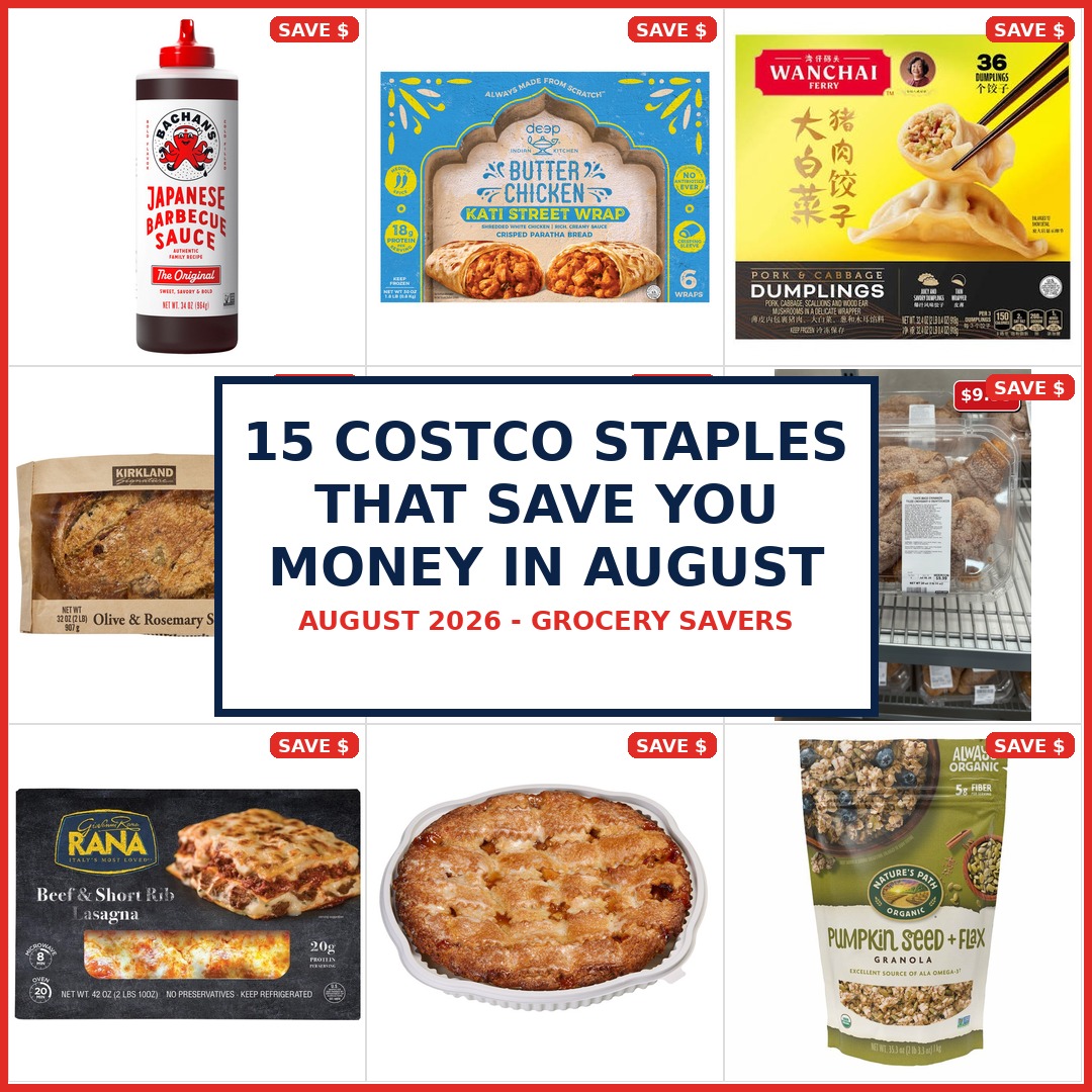 15 Costco grocery staples that save you money in August 2026 hero