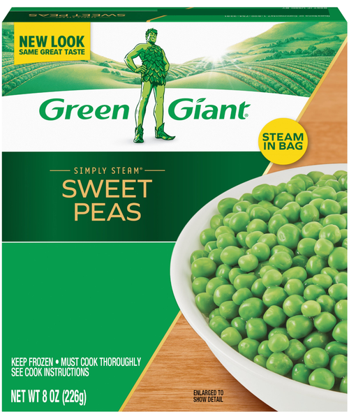 Green Giant Simply Steam No Sauce Sweet Peas Frozen