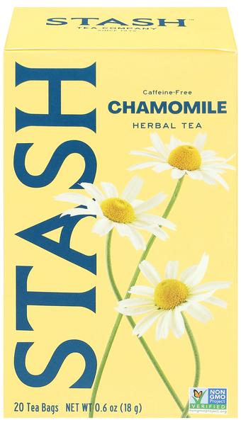 Stash Caffeine Free Chamomile Herbal Tea Bags