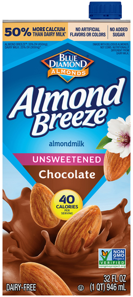 Almond Breeze Unsweetened Chocolate Almondmilk Shelf Stable
