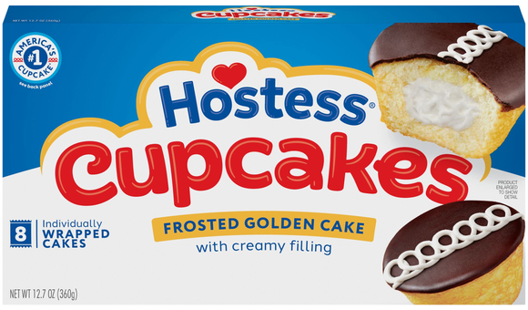Hostess Golden Cupcakes - 8 ct