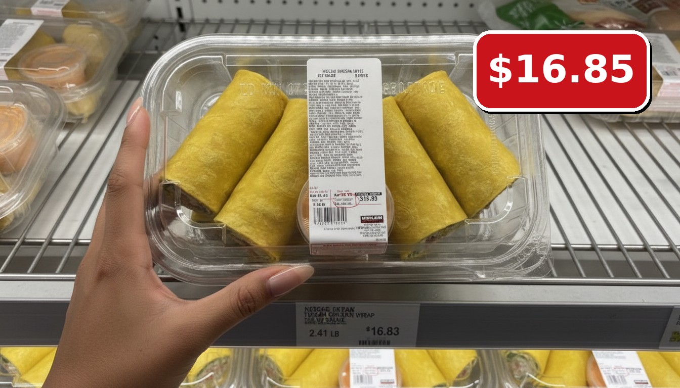 KIRKLAND SIGNATURE TUSCAN CHICKEN WRAP W/ SAUCE