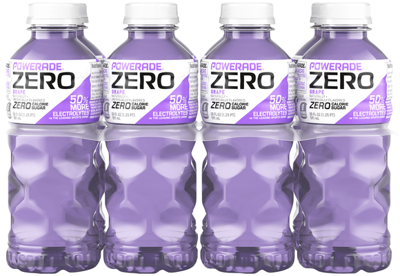 POWERADE Zero Sugar Sports Drink Grape - 8 pk
