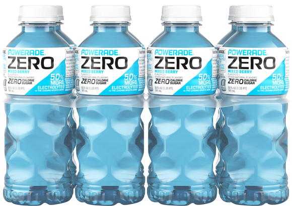 POWERADE Zero Sugar Mixed Berry Sports Drink - 8 pk