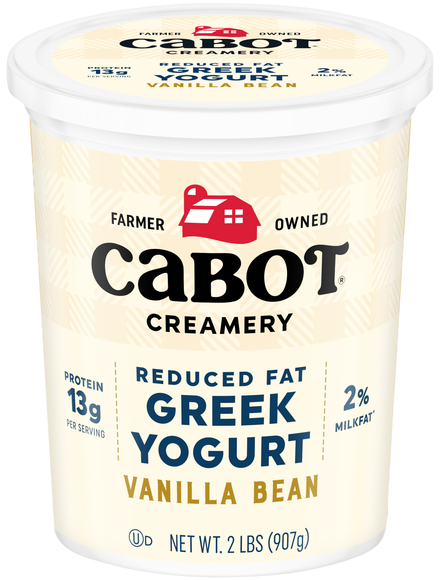 Cabot Reduced Fat Vanilla Bean Greek Yogurt
