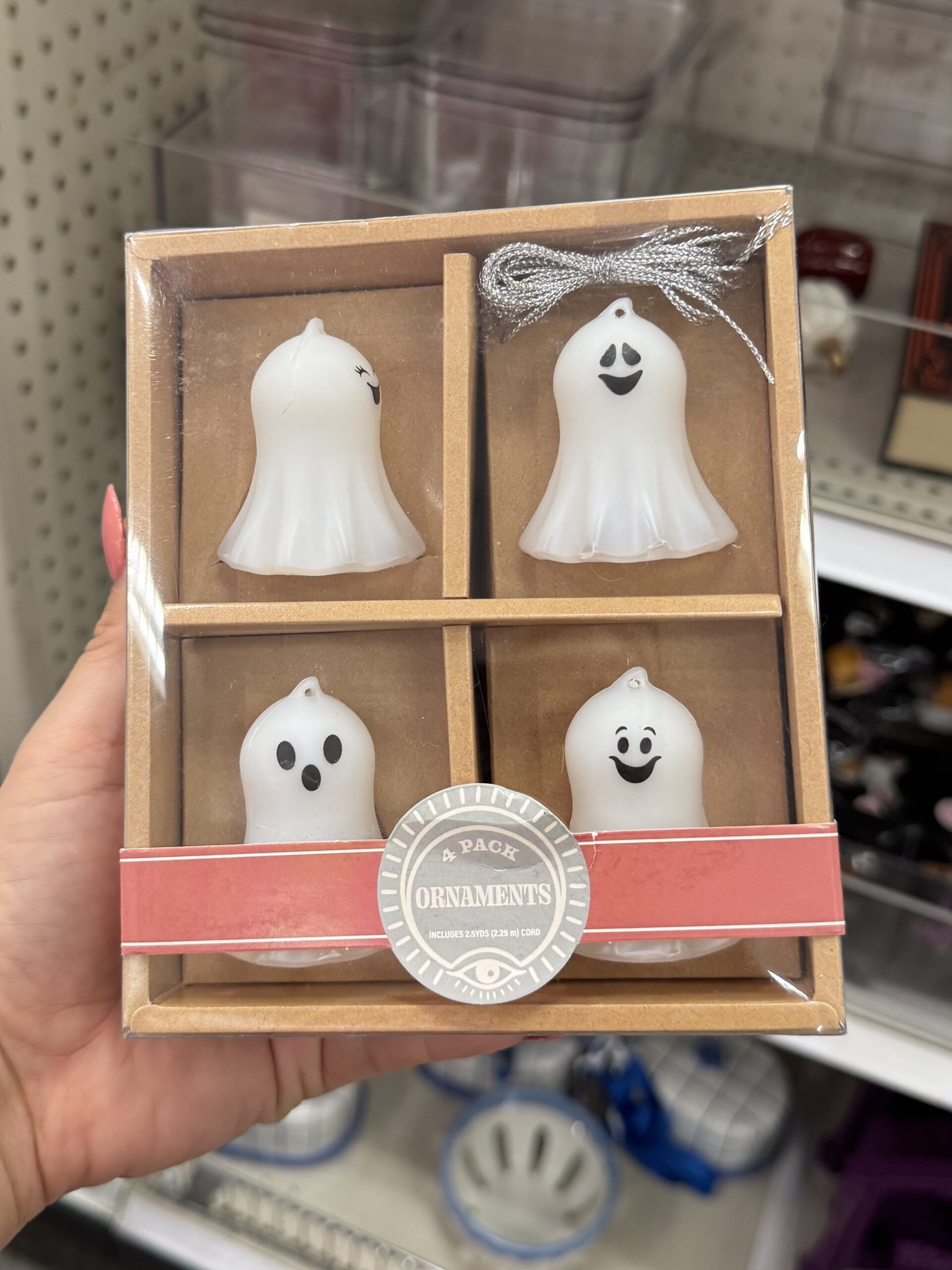 Bullseye's Playground Ghost Ornaments - in store
