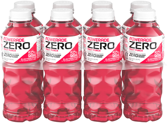 POWERADE Zero Sugar Sports Drink Fruit Punch - 8 pk