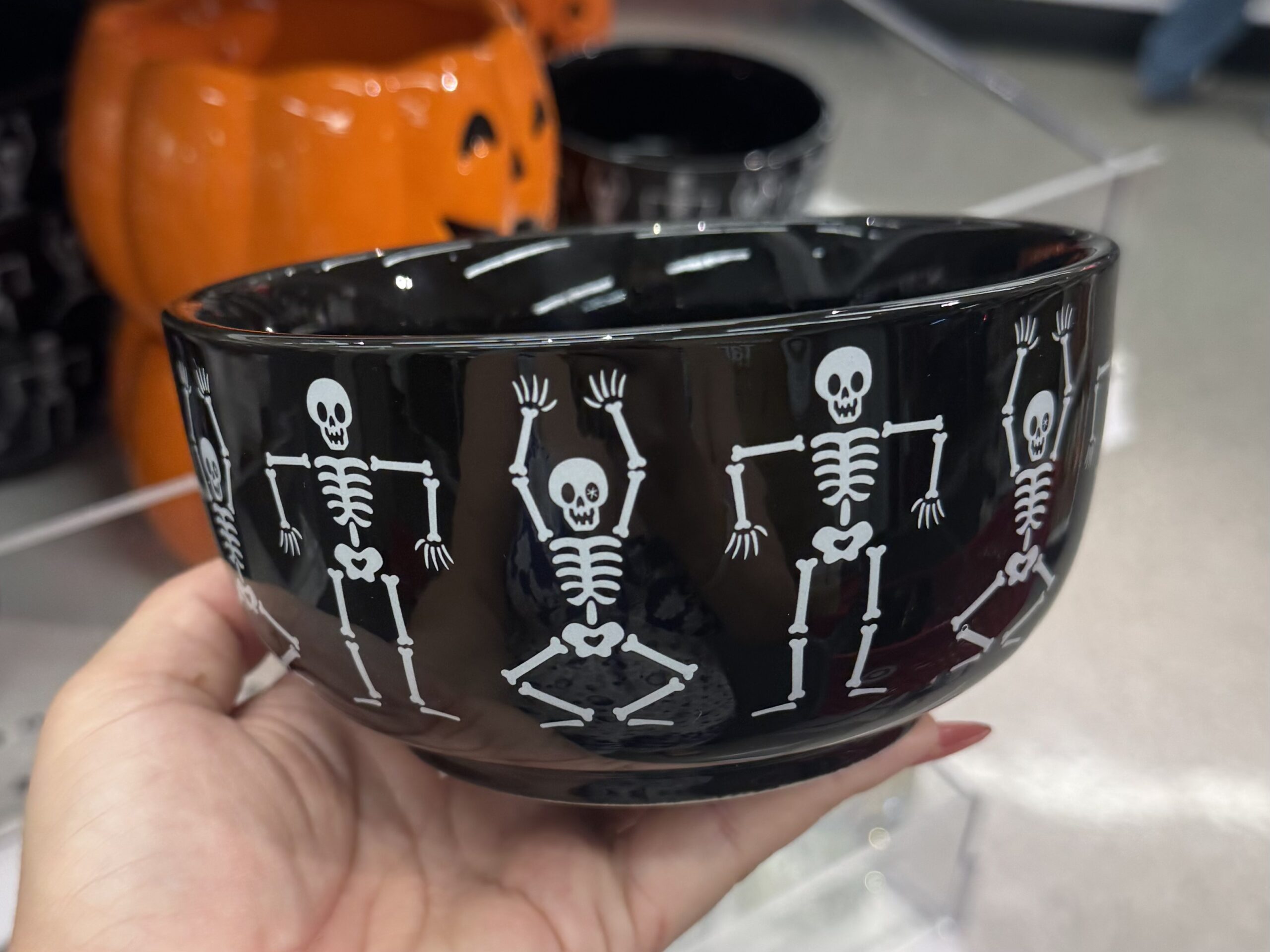 Hyde & EEK! Boutique Skeleton Bowl - in store