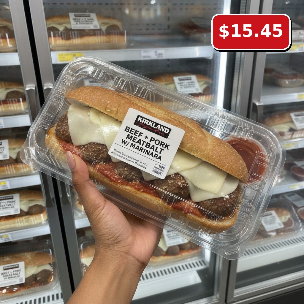 BEEF + PORK MEATBALL SANDWICH W/ MARINARA