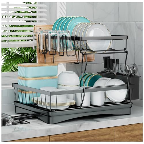 2-Tier Dish Drying Rack