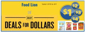 Food Lion’s $1, $2, $3 & $4 Deal Days Are Here!