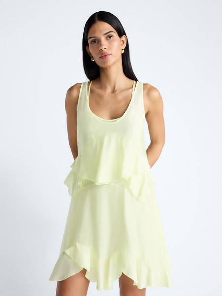 Scoop Devil Wears Prada Mini Ruffle Tank Dress - $34 → $7