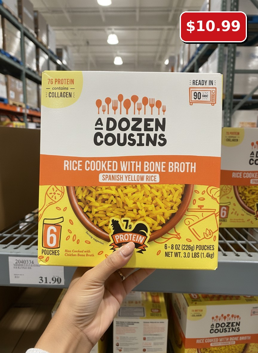 A Dozen Cousins Rice Cooked with Bone Broth Spanish Yellow Rice