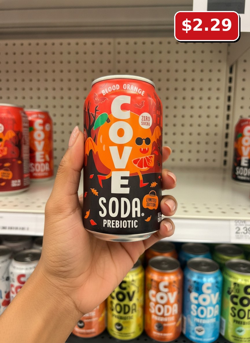 COVE SODA PREBIOTIC BLOOD ORANGE LIMITED EDITION