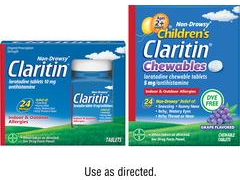 Non-Drowsy Claritin® or Children's Claritin®