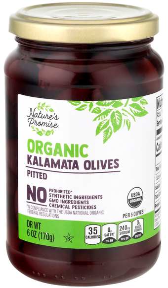 Nature's Promise Organic Pitted Kalamata Olives