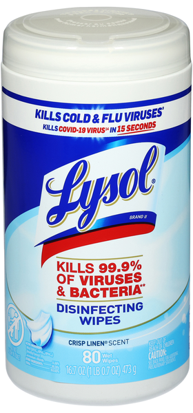 Lysol Crisp Linen Disinfecting Wipes