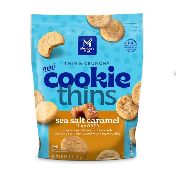 22. Member’s Mark Salted Caramel Cookie Thins, 16 oz. — $4.98