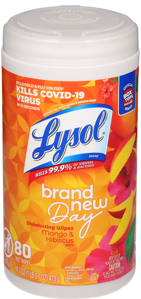 Lysol Brand New Day Mango & Hibiscus Disinfecting Wipes