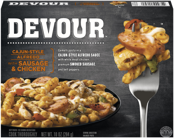 DEVOUR Cajun-Style Alfredo with Sausage & Chicken Frozen Meal