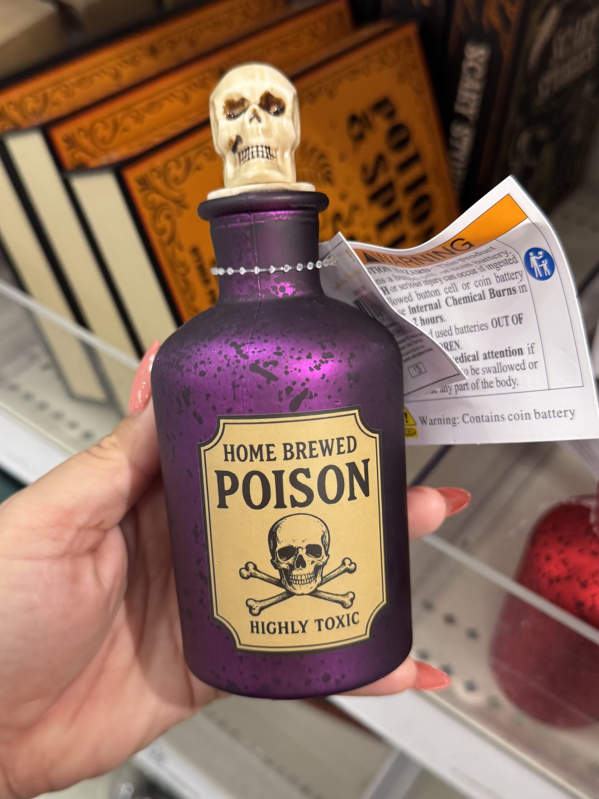 Home Brewed Poison Decorative Bottle - in store