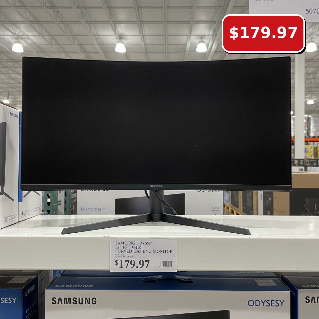 SAMSUNG ODYSSEY 32" 165HZ CURVED GAMING MONITOR
