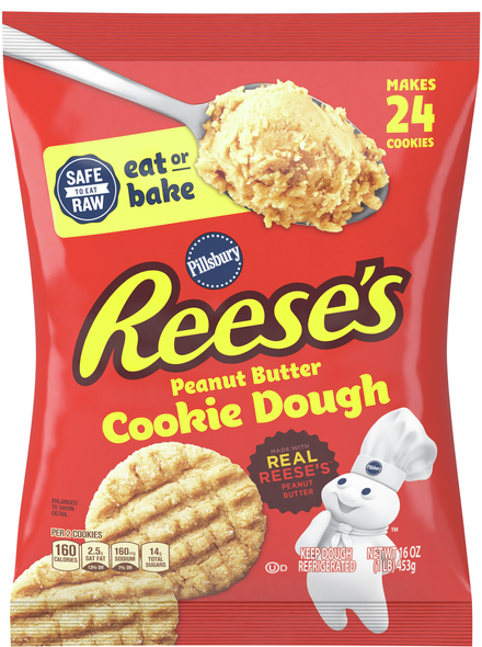 Pillsbury Reese's Peanut Butter Cookie Dough - 24 ct