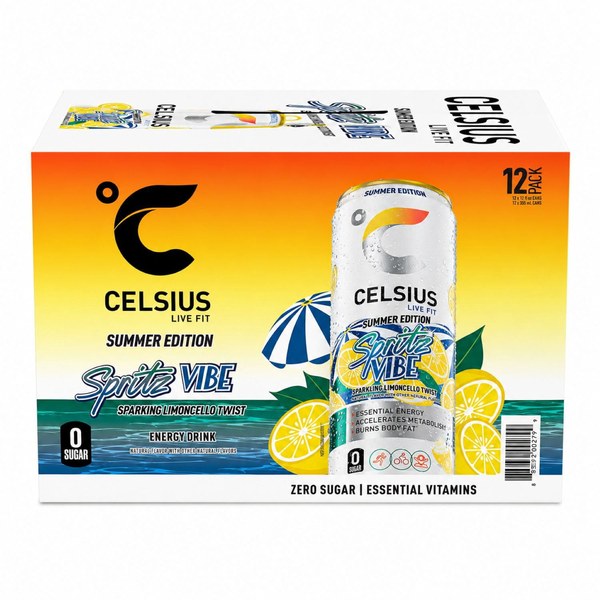 25. Celsius Summer Spritz Energy Drink, 12-Pack — $17.98