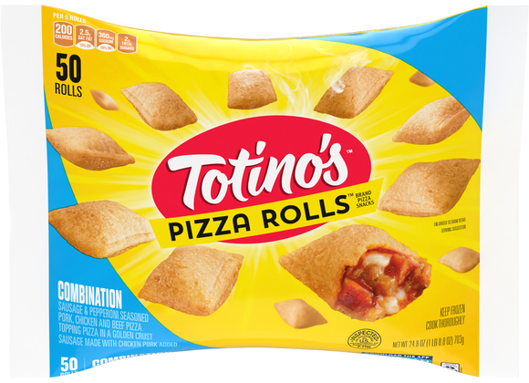 Totino's Combination Pizza Rolls Snacks - 50 ct Frozen