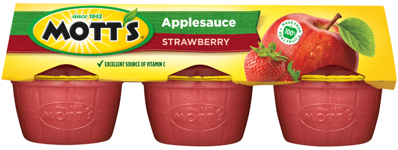Mott's Strawberry Applesauce Cups - 6 ct
