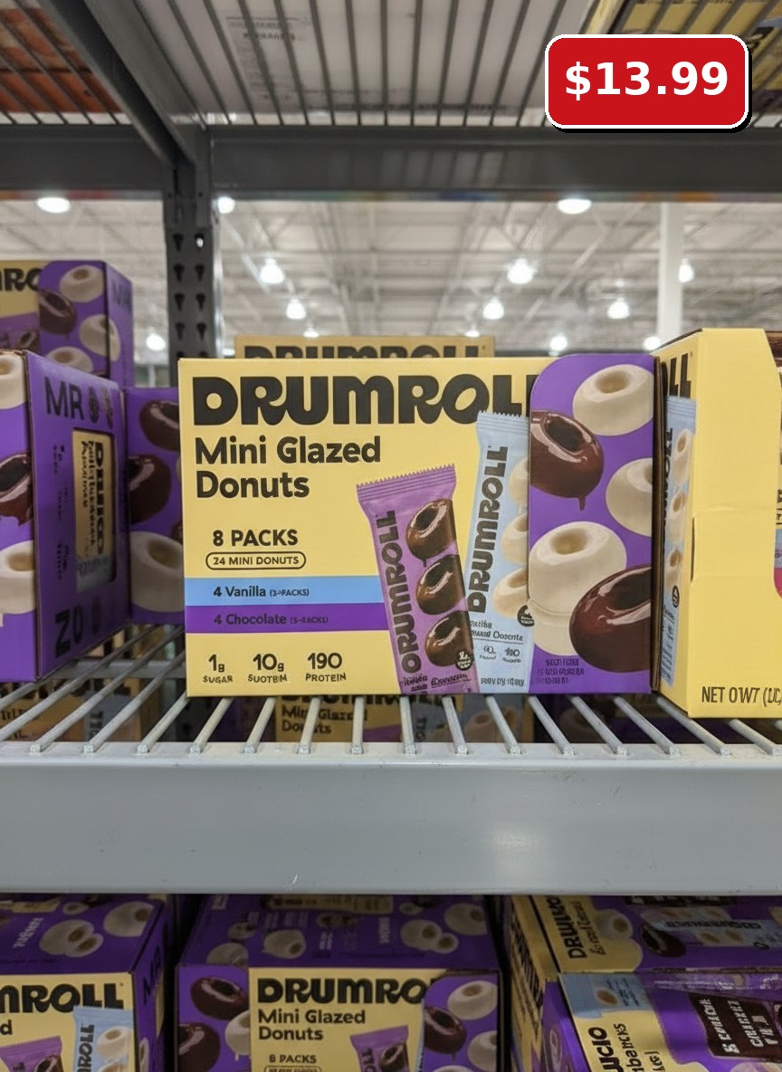 DRUMROLL Mini Glazed Donuts