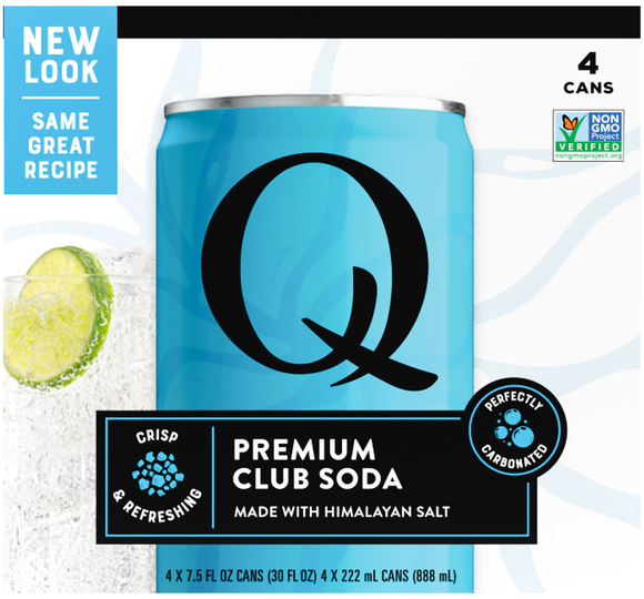 Q Premium Club Soda - 4 pk