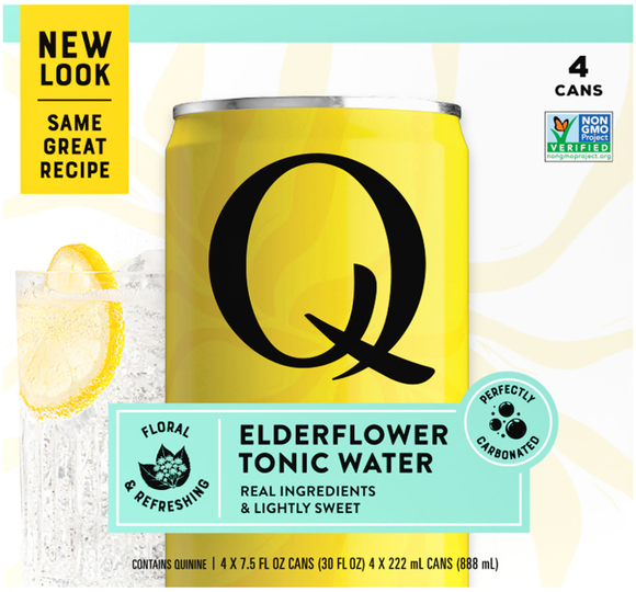 Q Elderflower Tonic Water - 4 pk