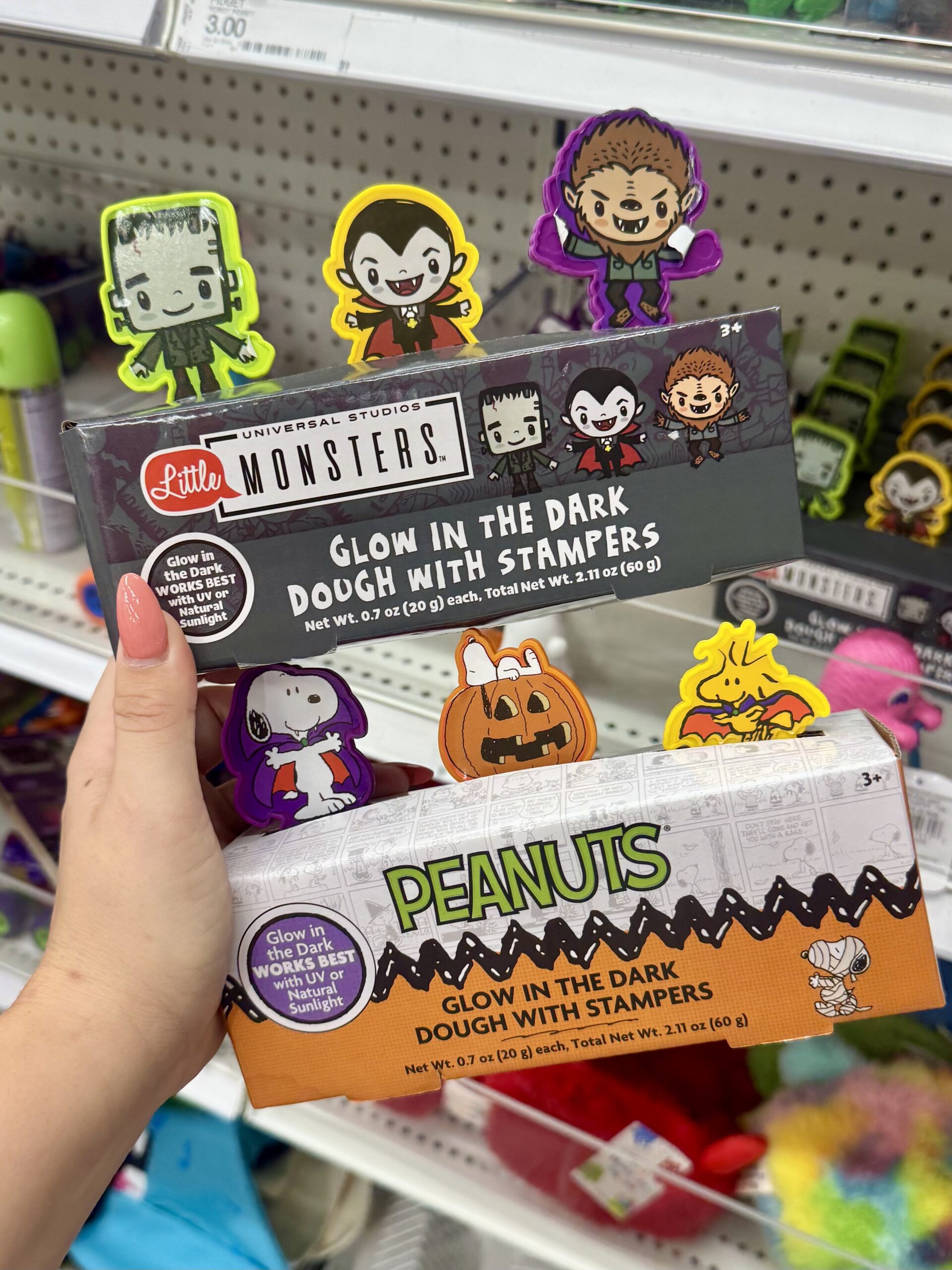Innovative Designs 3pk Glow in the Dark Dough with - in store