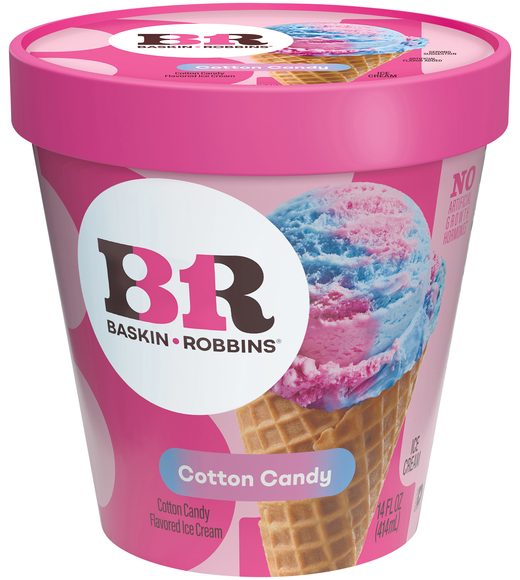 Baskin Robbins Cotton Candy Ice Cream