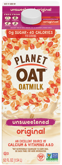 Planet Oat Unsweetened Original Oatmilk