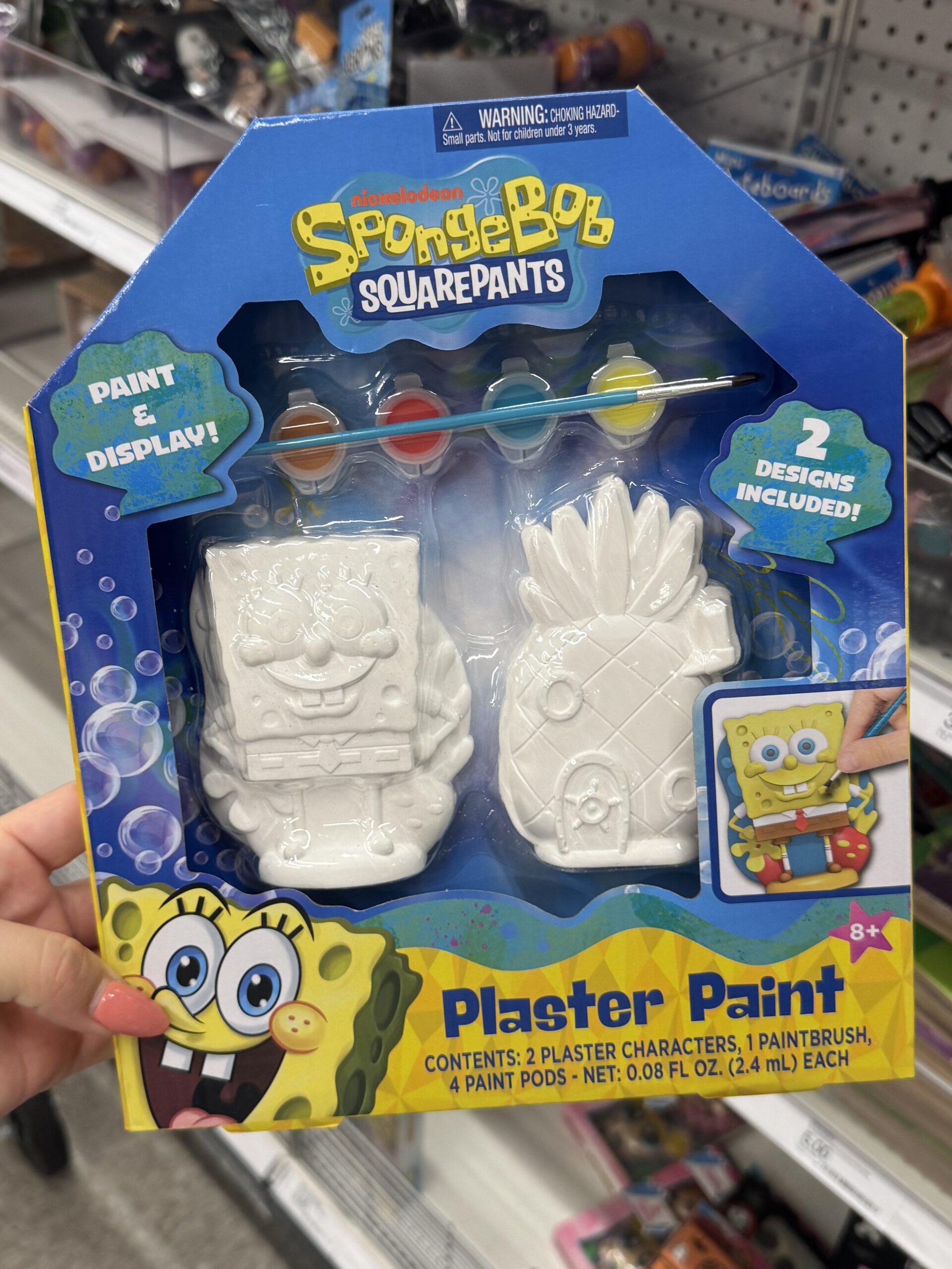 Nickelodeon SpongeBob Plaster Paint - in store
