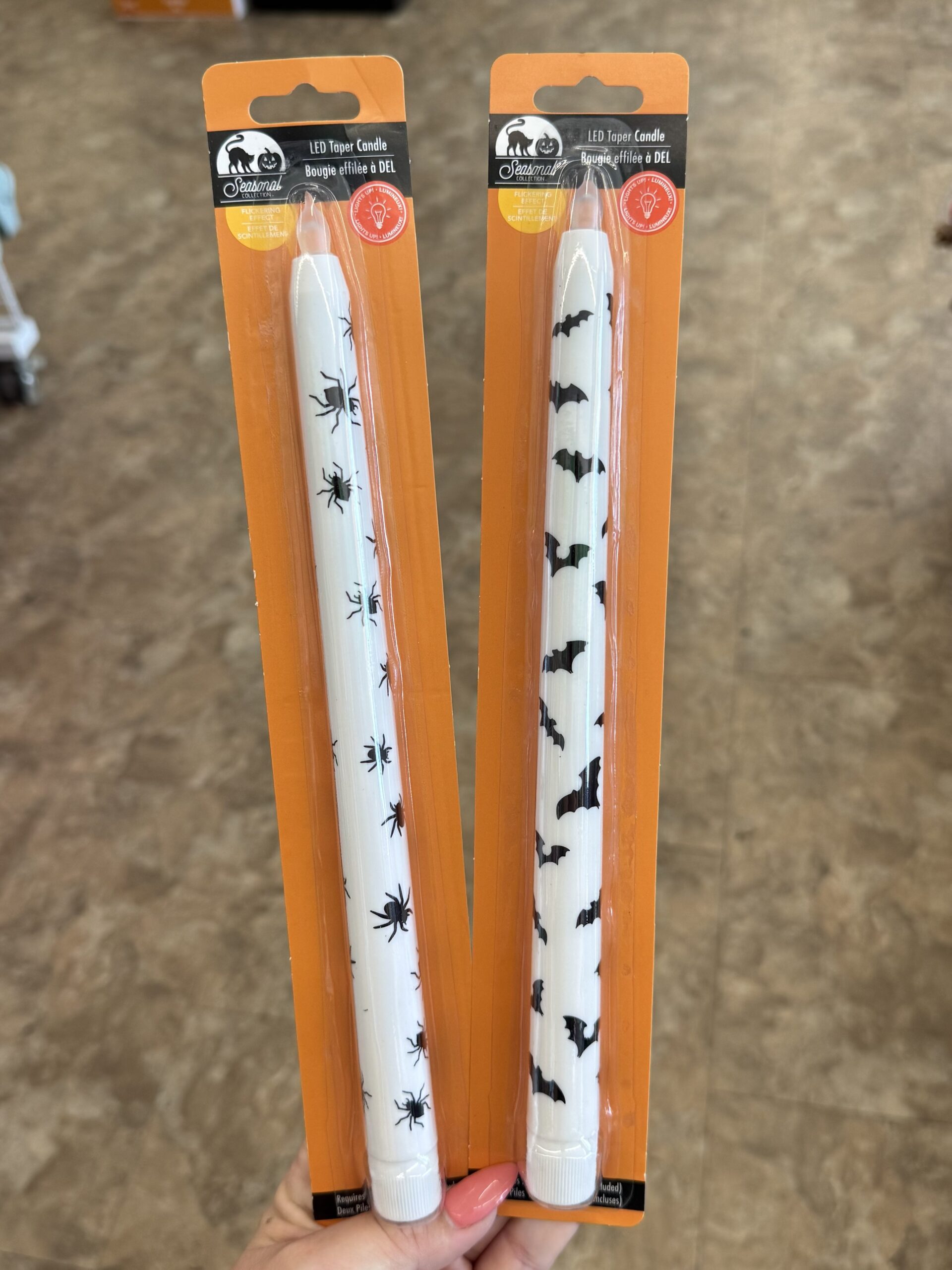 Seasonal Collection LED Hanging Remote Taper Candle - in store