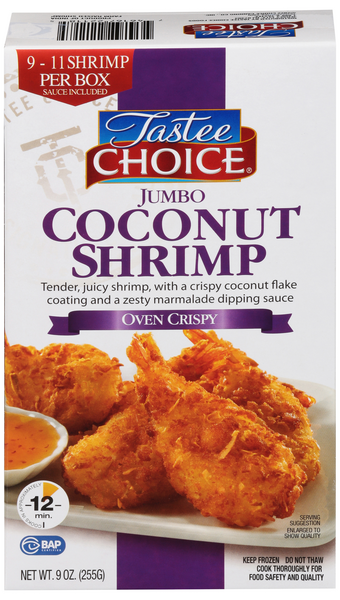 Tastee Choice Coconut Jumbo Shrimp Frozen