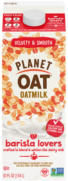 Planet Oat Barista Lovers Oatmilk