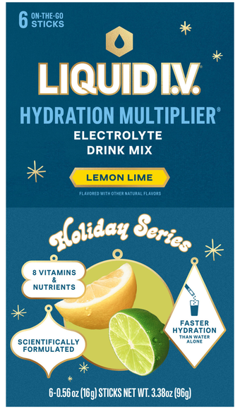 Liquid I.V. Lemon Lime Electrolyte Drink Mix Sticks - 6 ct