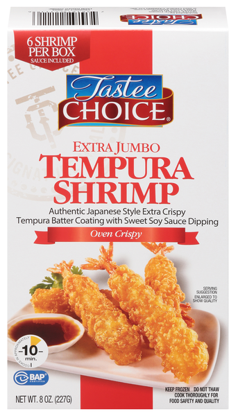 Tastee Choice Tempura Extra Jumbo Shrimp Frozen